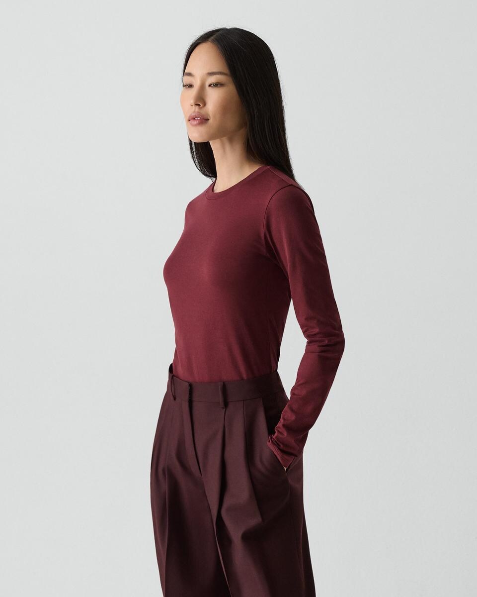 Tiny Long-Sleeve Tee in Organic Cotton