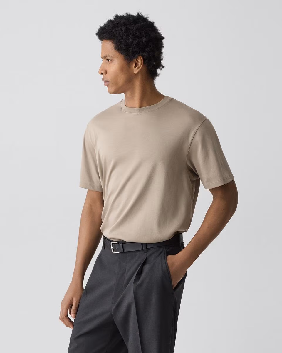 Relaxed Tee in Cotton Jersey