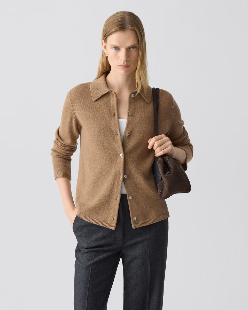 Relaxed Shirt in Recycled Cashmere
