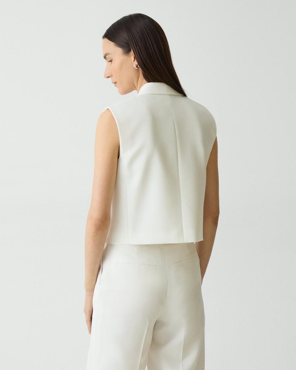 Double-Breasted Vest in City Twill