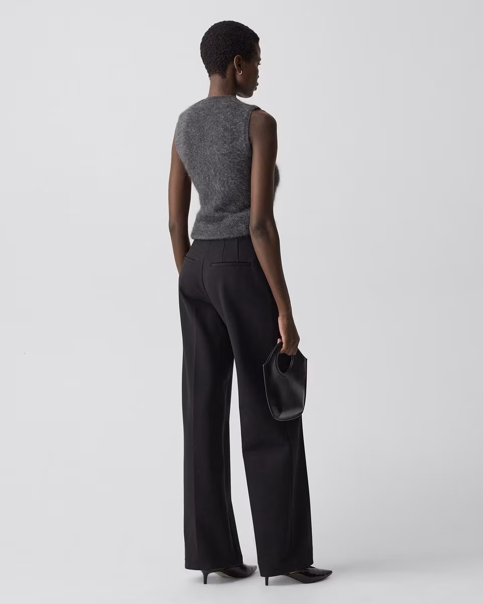 Classic Straight Pant in Smooth Ponte