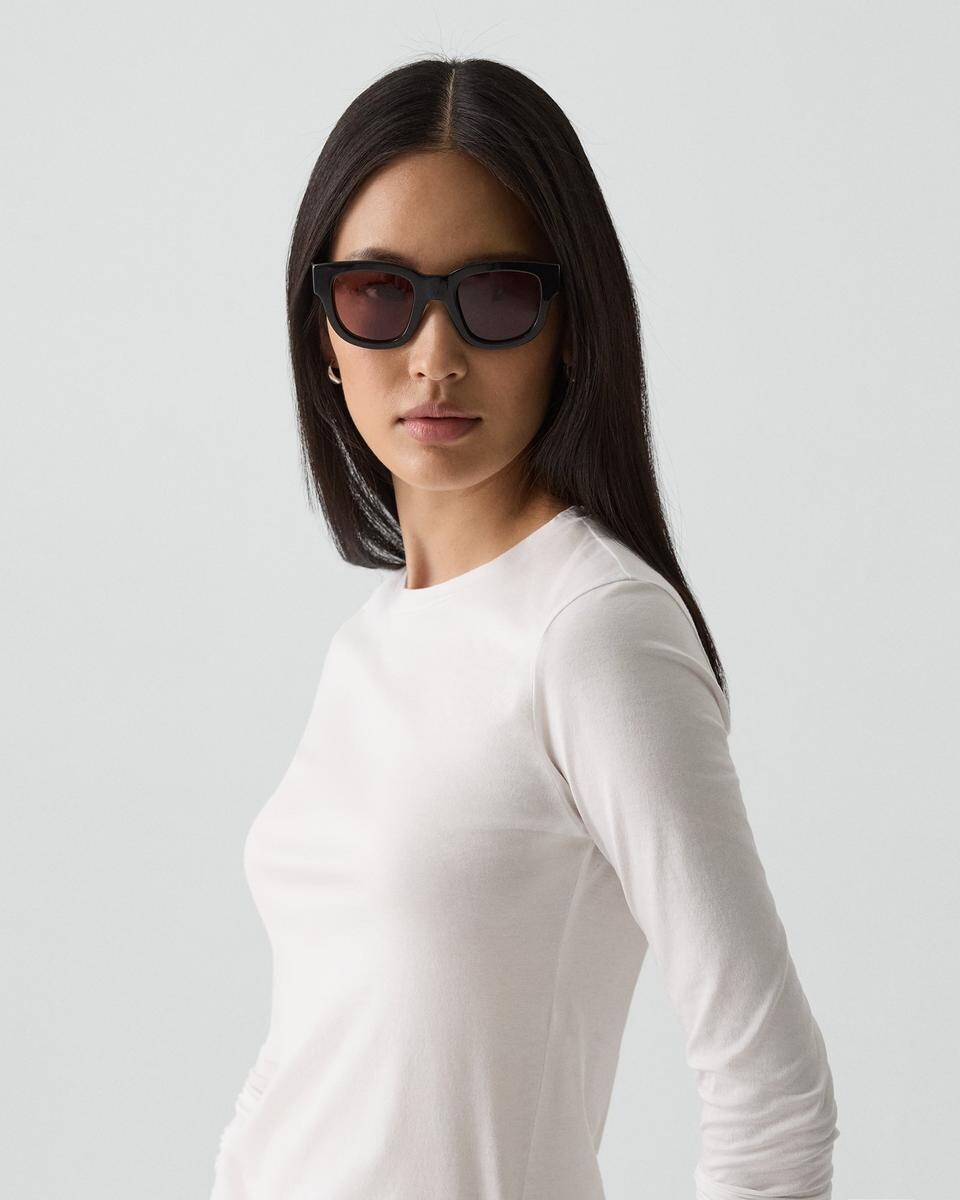 Tiny Long-Sleeve Tee in Organic Cotton