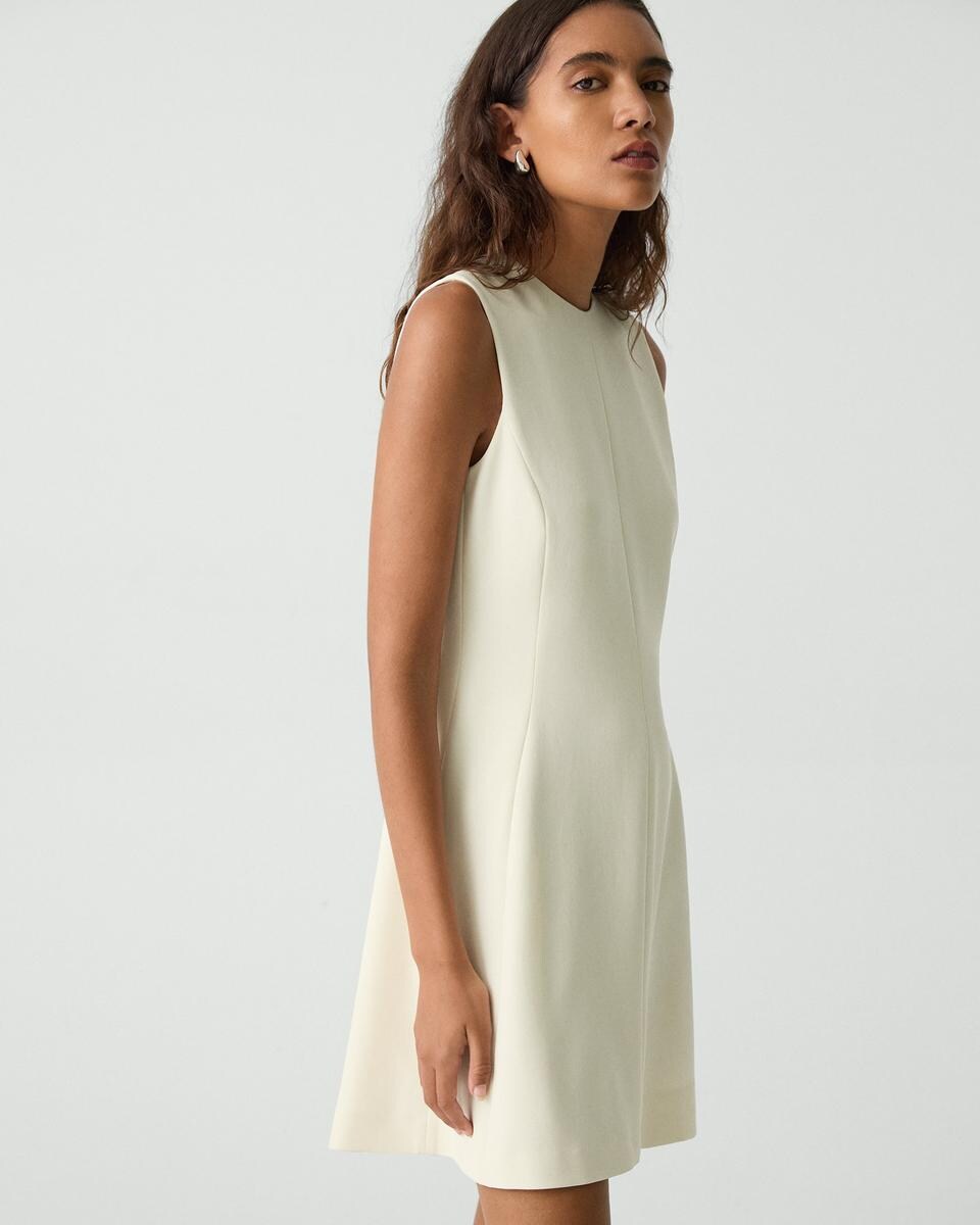 A-Line Mini Dress in Admiral Crepe