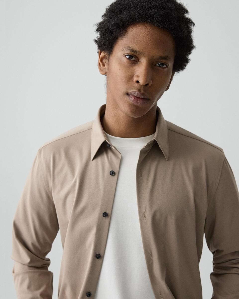 Sylvain Shirt in Structure Knit