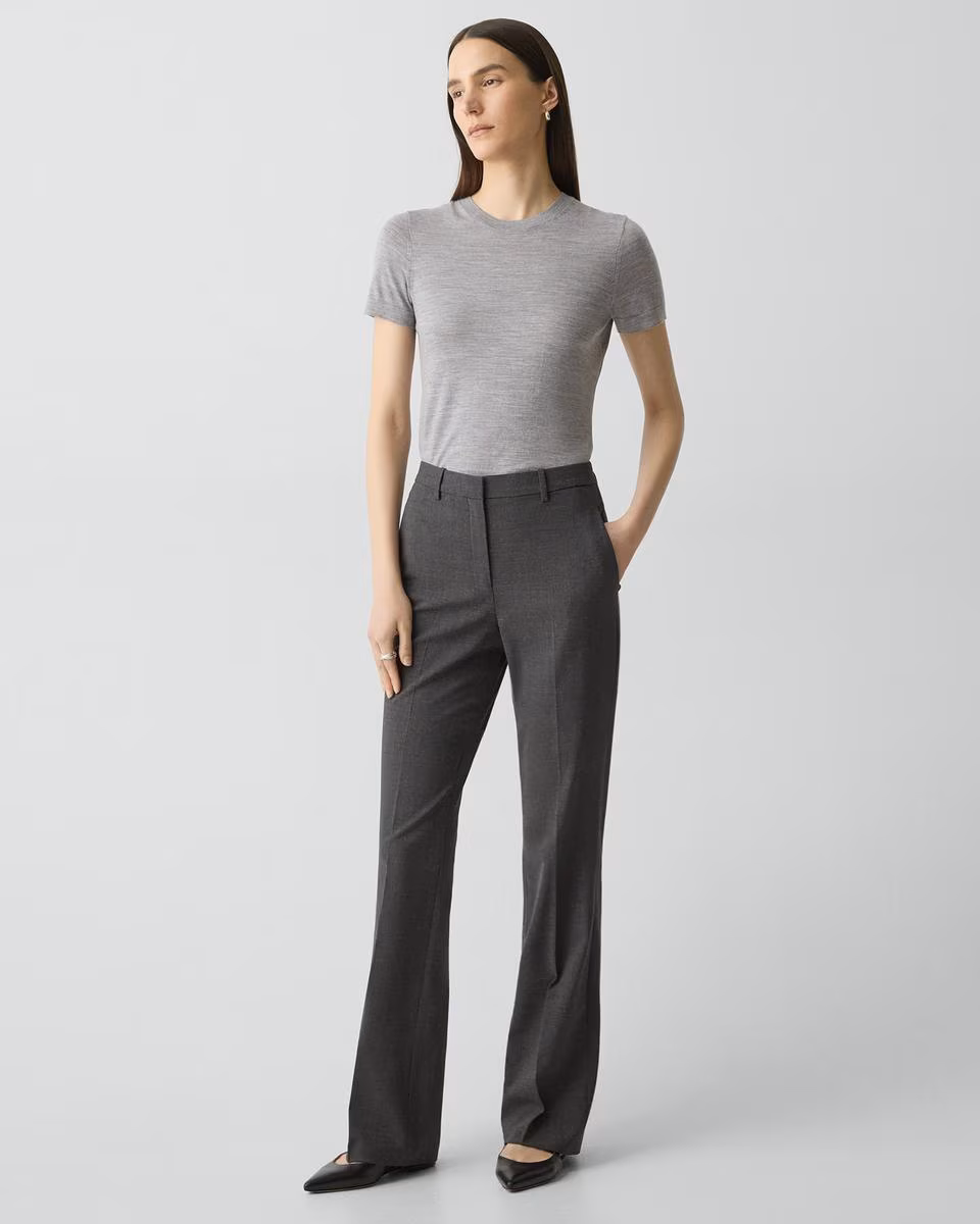 Flared Pant, 34'' in Good Wool