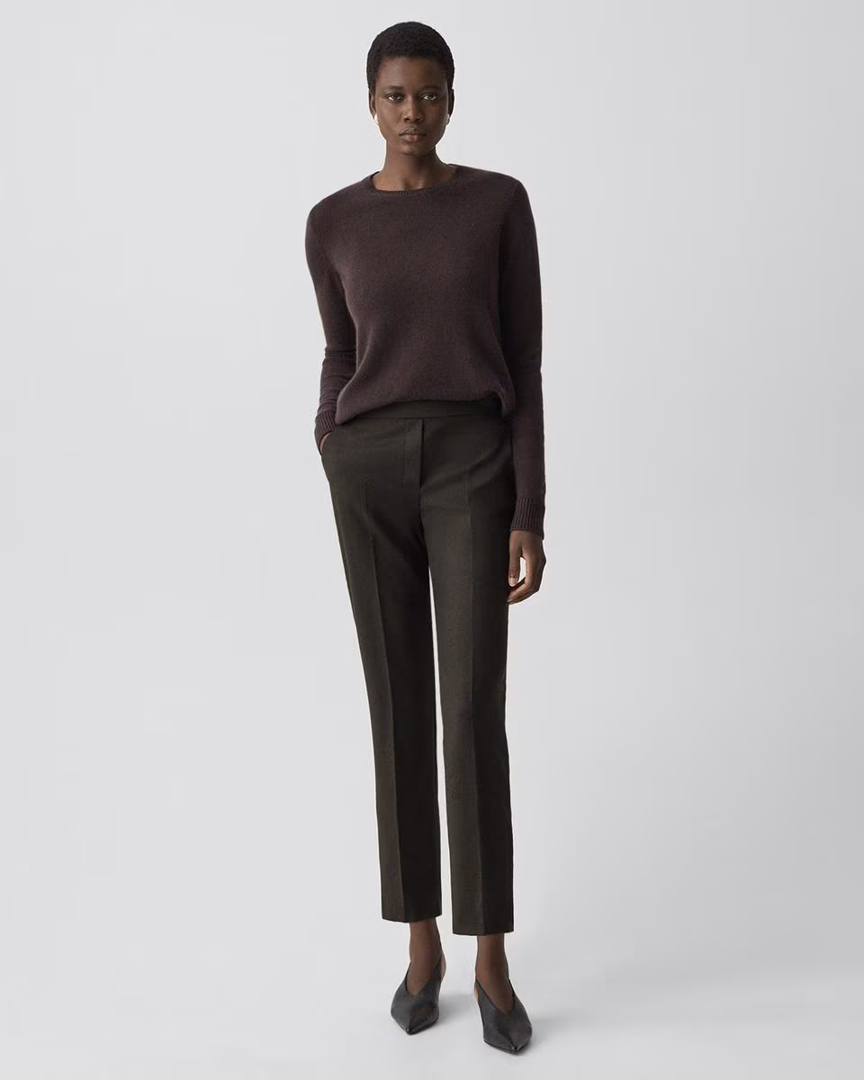 Treeca Pull-On Pant in Sleek Flannel