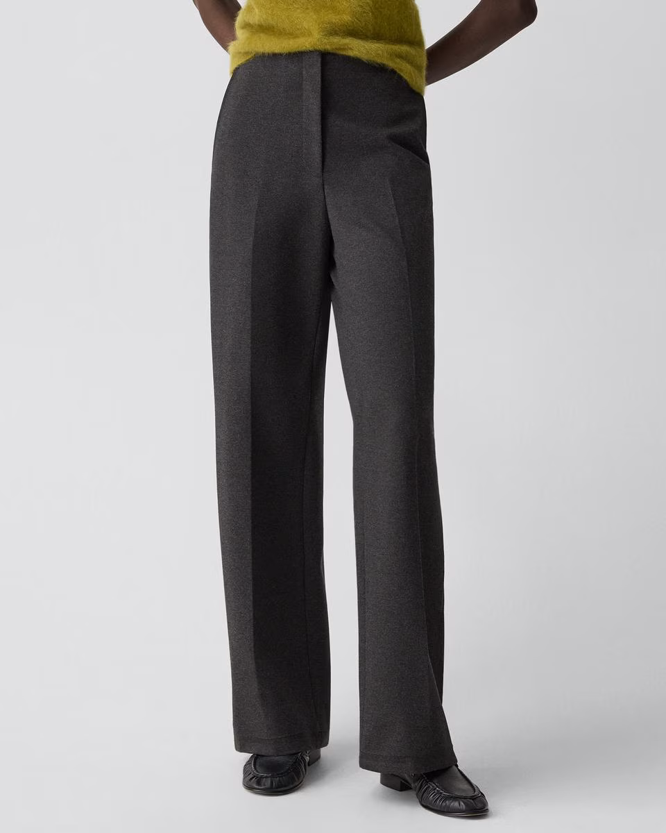 Classic Straight Pant in Knit Ponte