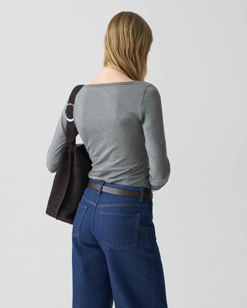 Square Neck Tee in Certified Organic Cotton