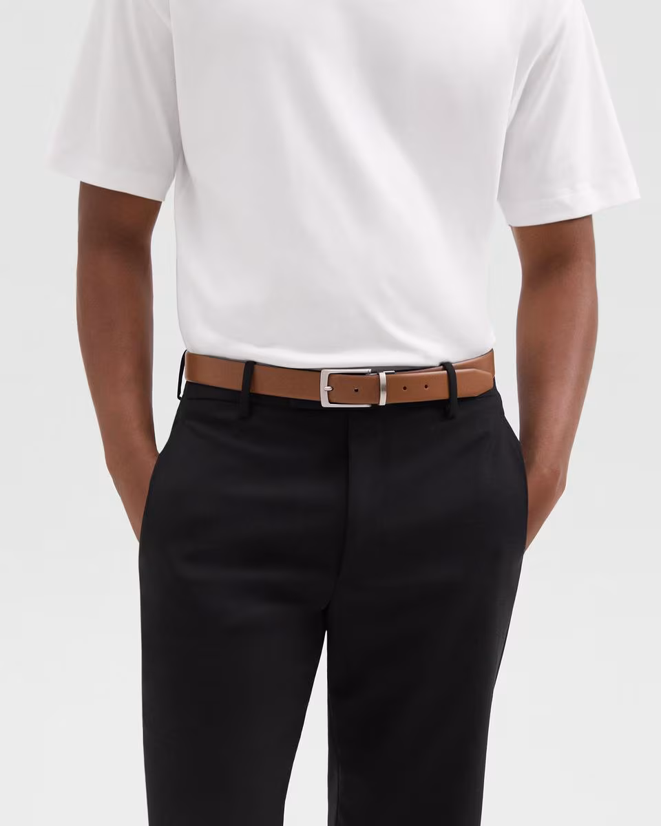 Reversible Belt in Leather