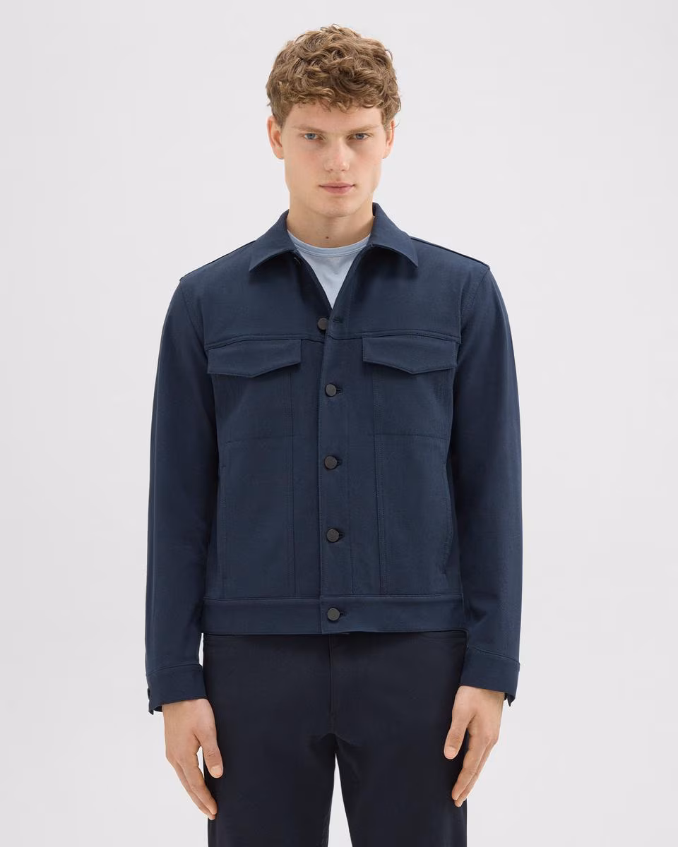 River Trucker Jacket in Neoteric Twill