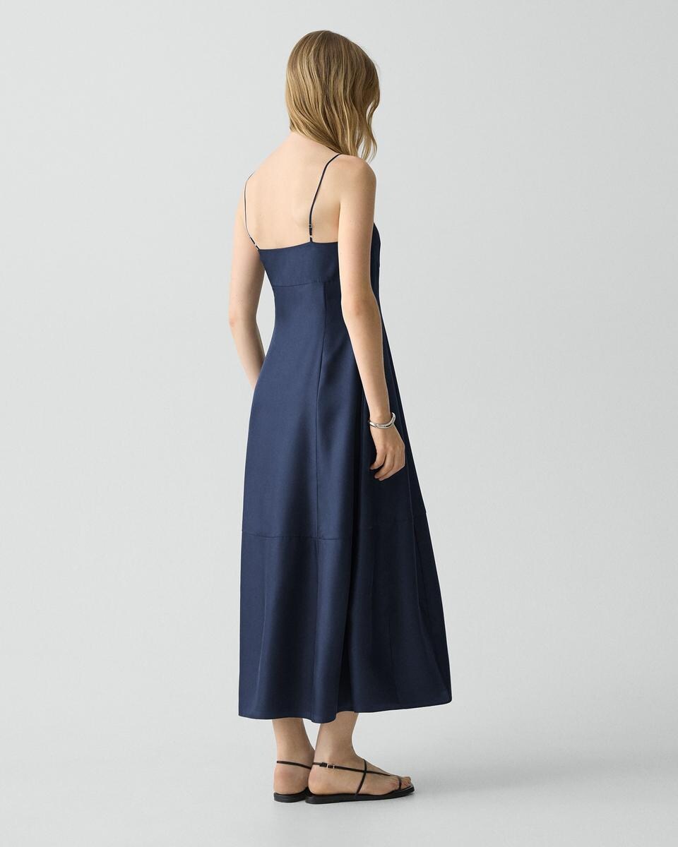 Parachute Dress in Mod Silk Twill