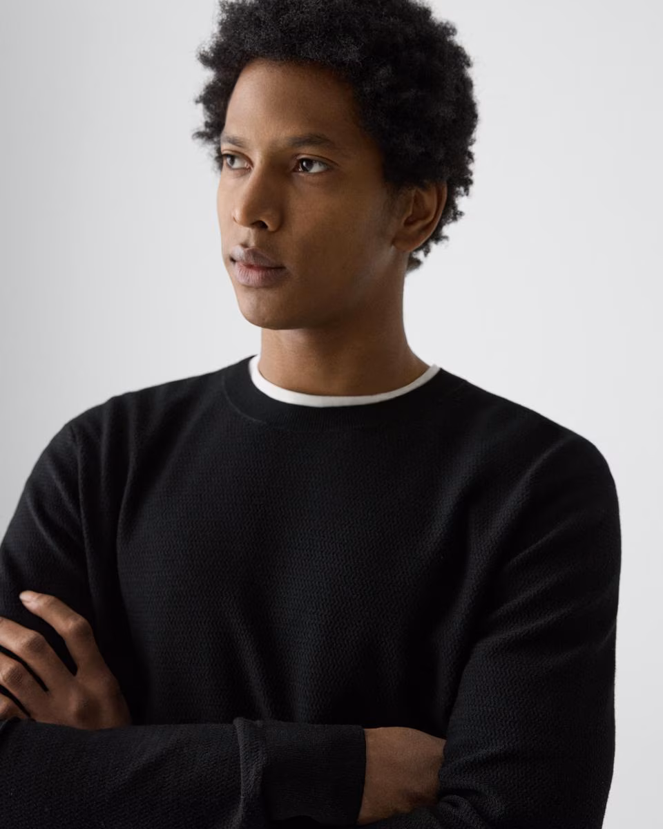 Riland Crewneck Sweater in Light Bilen