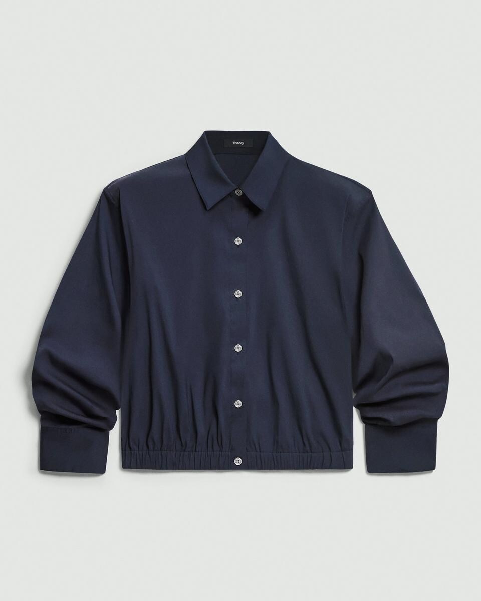 Cropped Shirt in Good Cotton