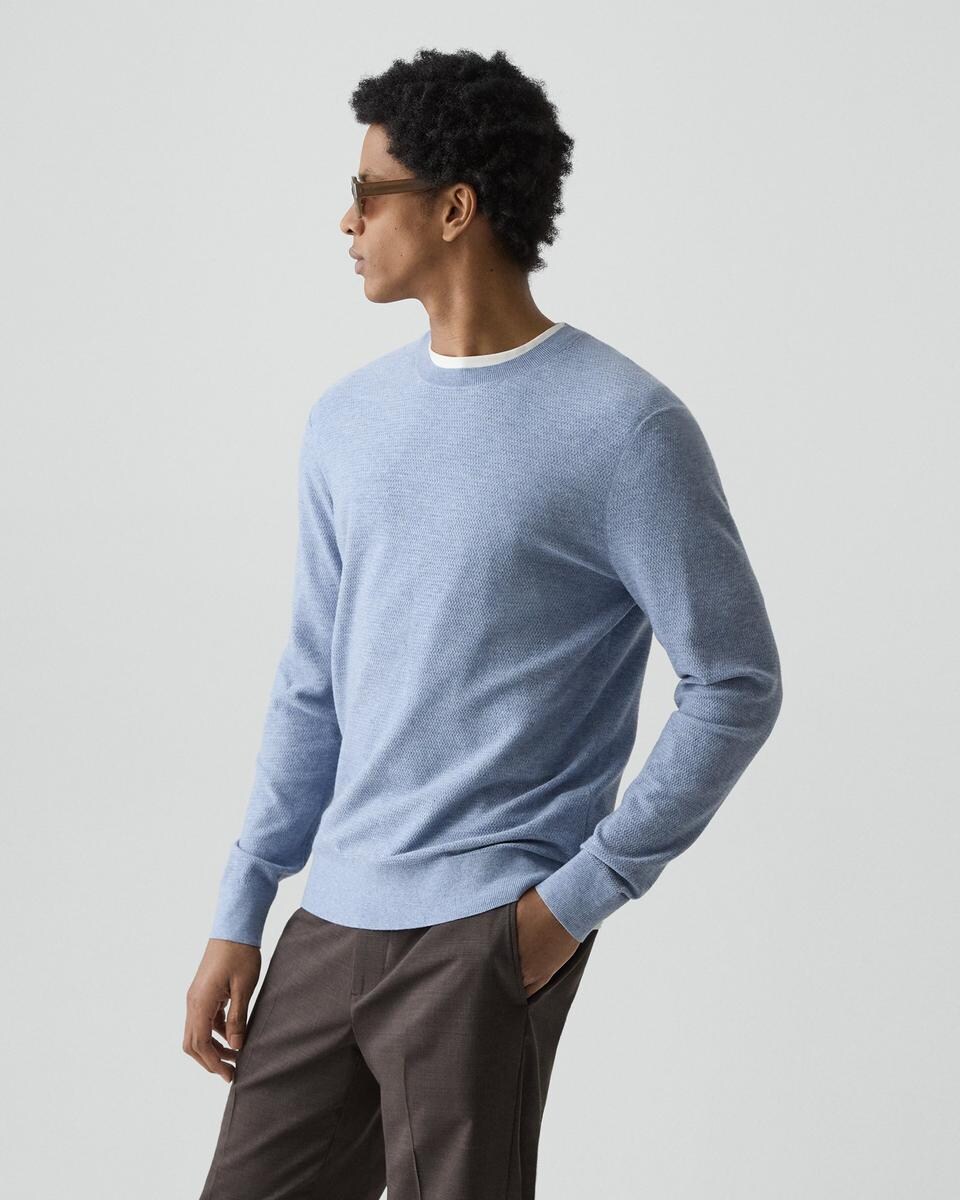 Riland Crewneck Sweater in Light Bilen