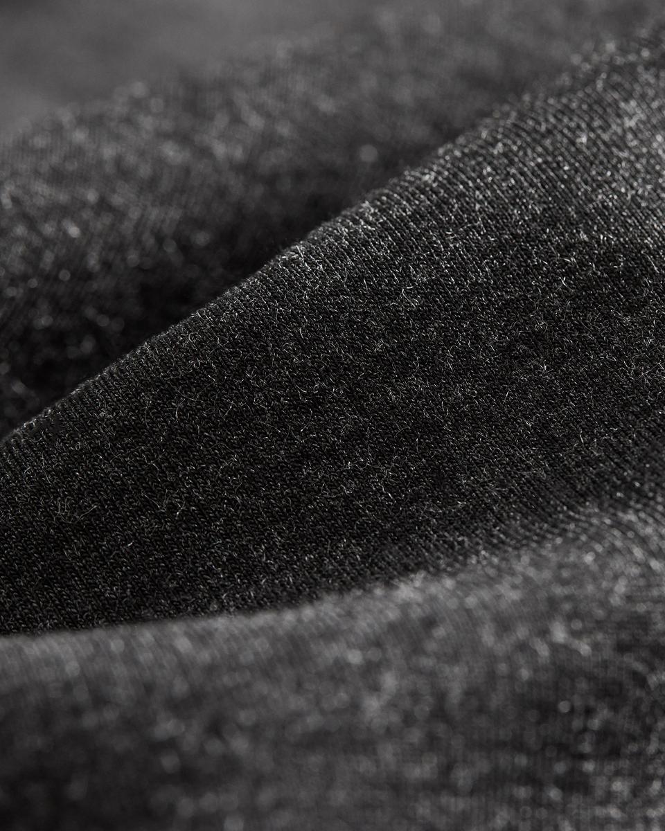 Mock Neck Sweatshirt in Double-Knit Jersey