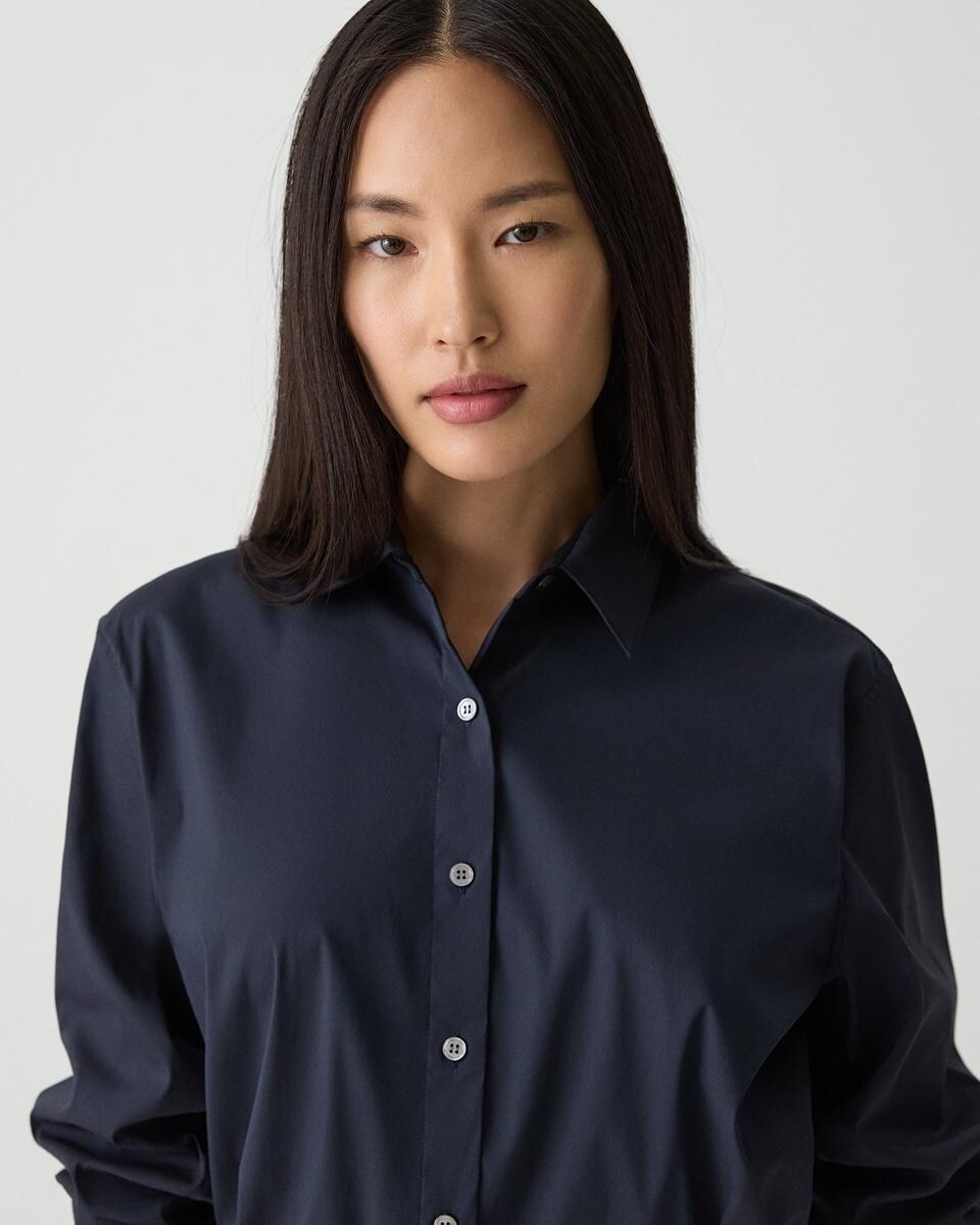 Cropped Shirt in Good Cotton