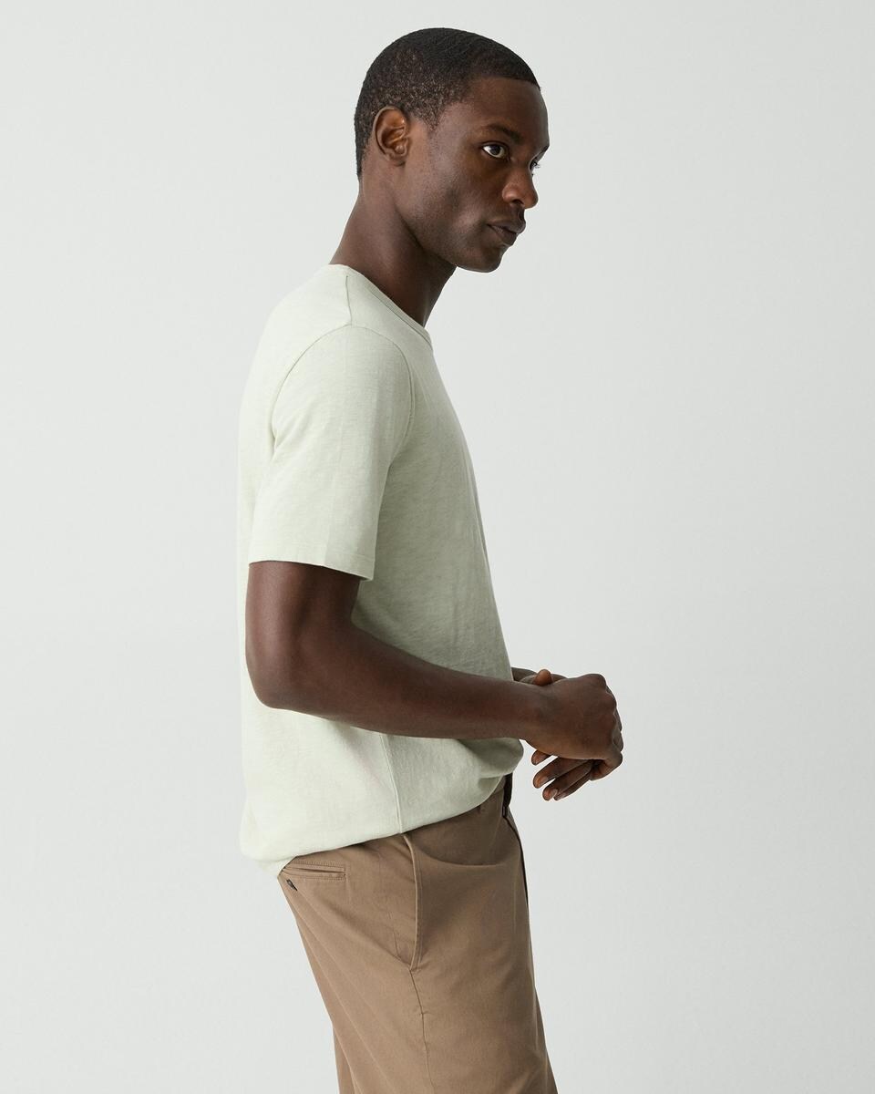 Essential Tee in Cosmos Slub Cotton