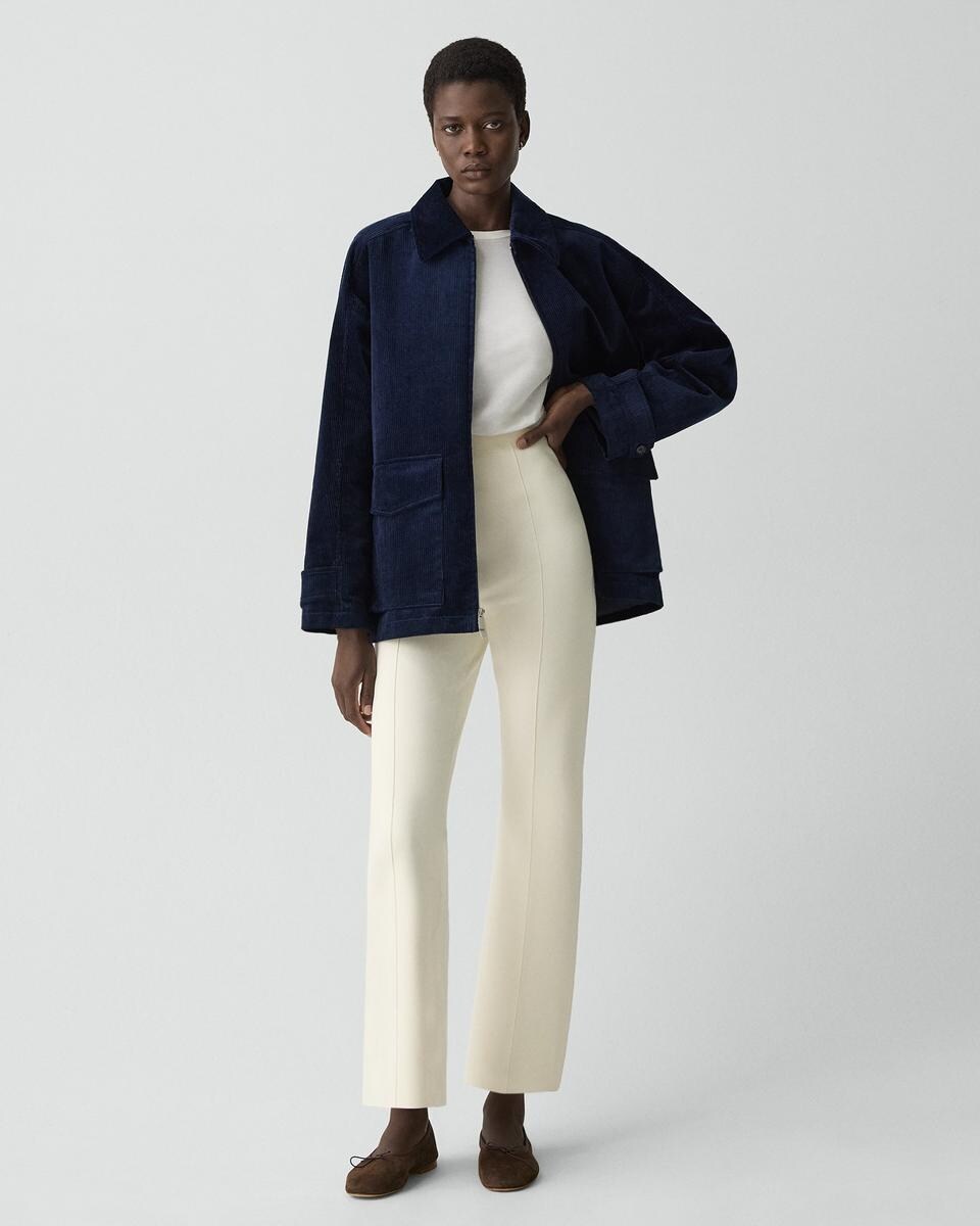 Kick Pant in Crepe Knit