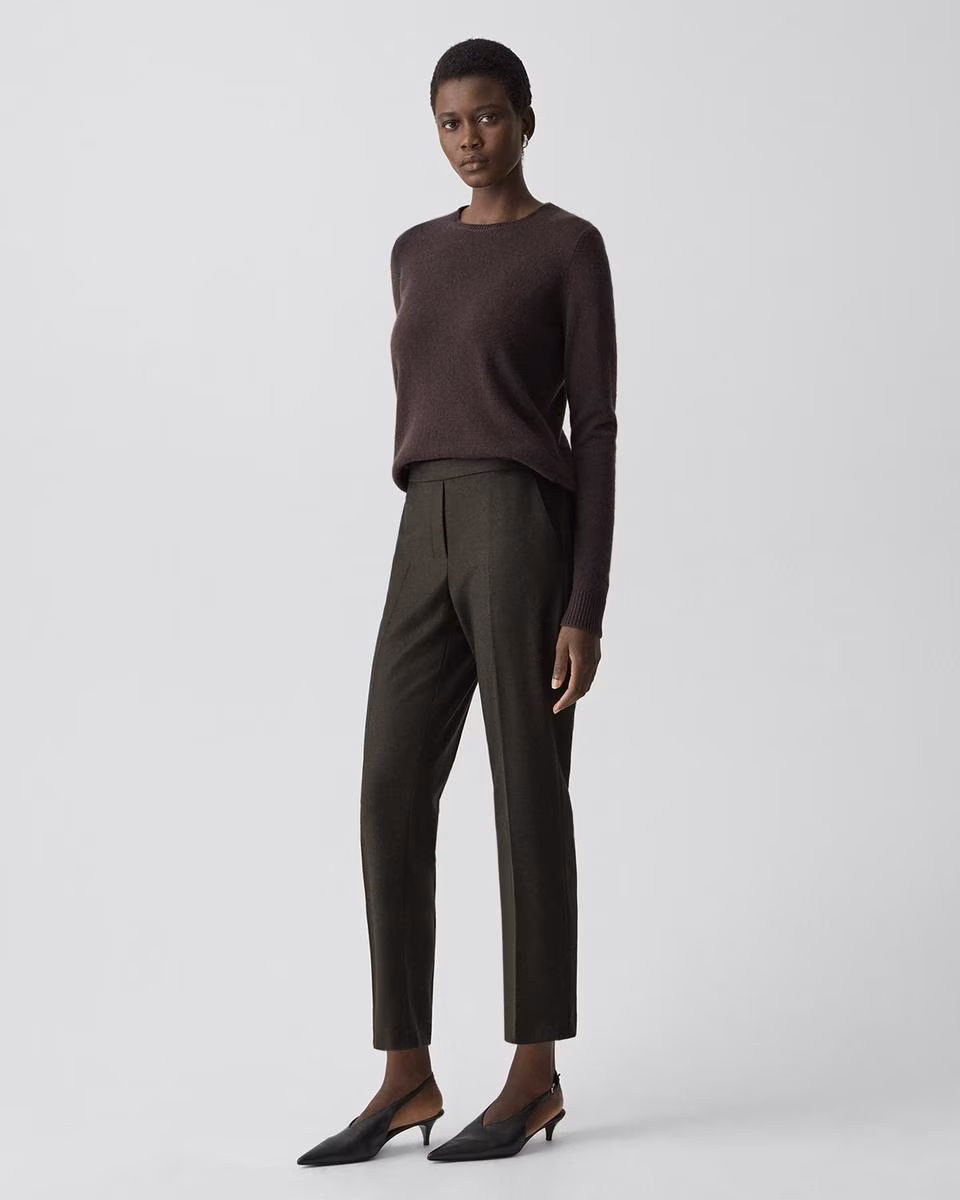 Treeca Pull-On Pant in Sleek Flannel