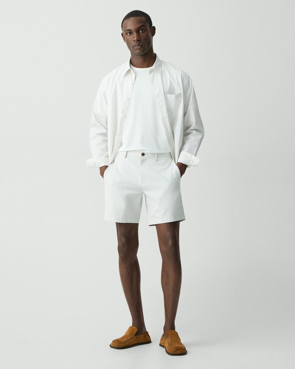 Zaine Short in Stretch Cotton