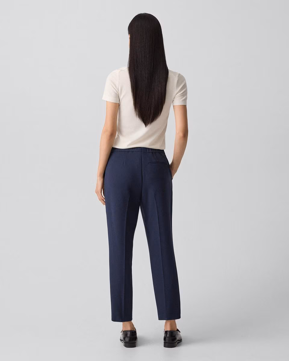 Treeca Pull-On Pant in Admiral Crepe