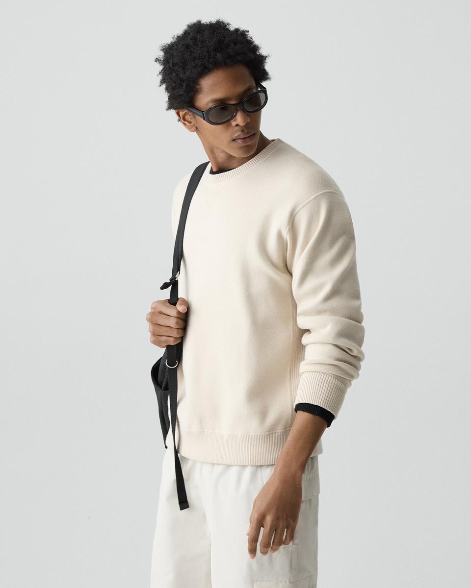 Crewneck Sweatshirt in Wool Bilen