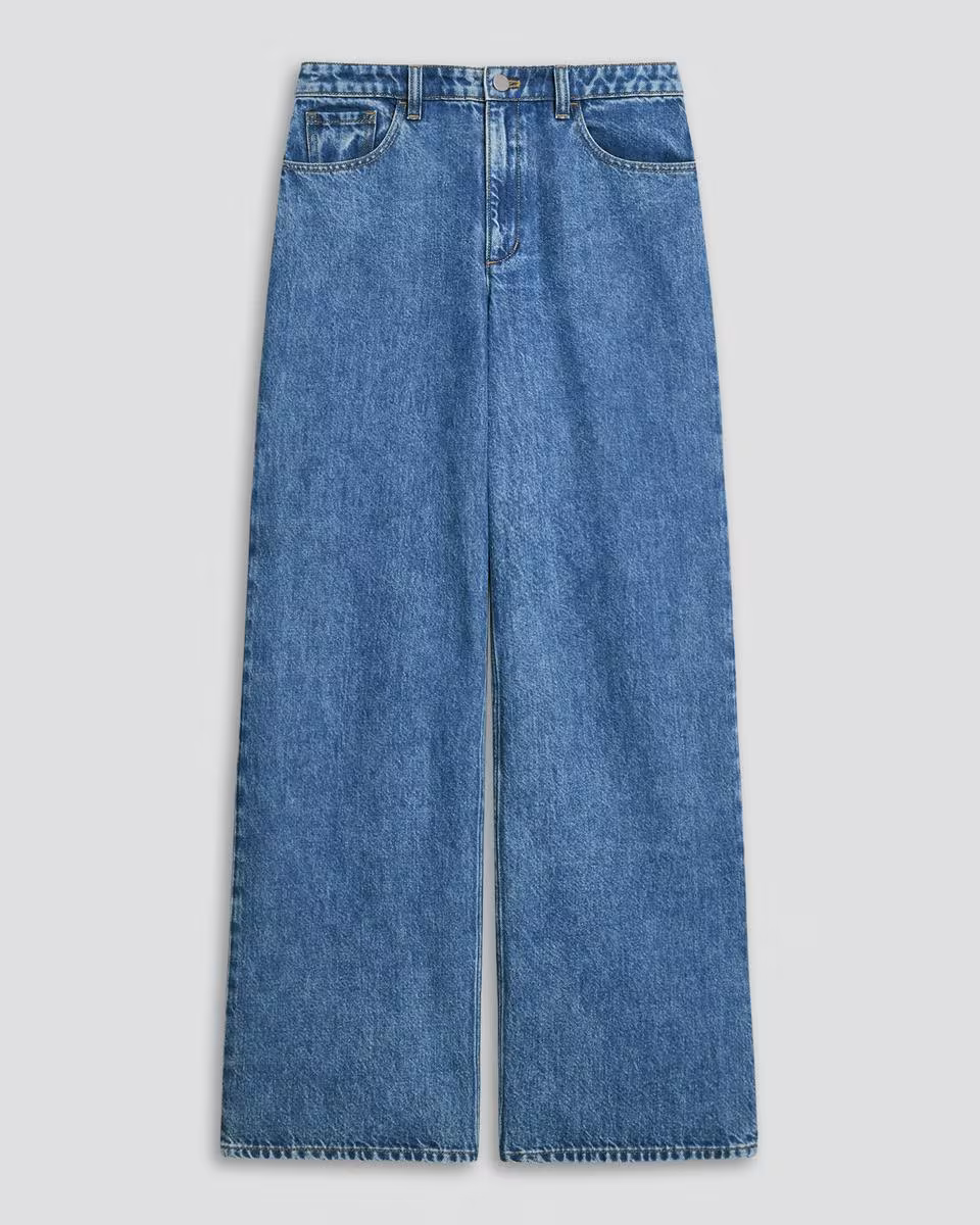 Straight-Leg Five-Pocket Pant in Relaxed Denim