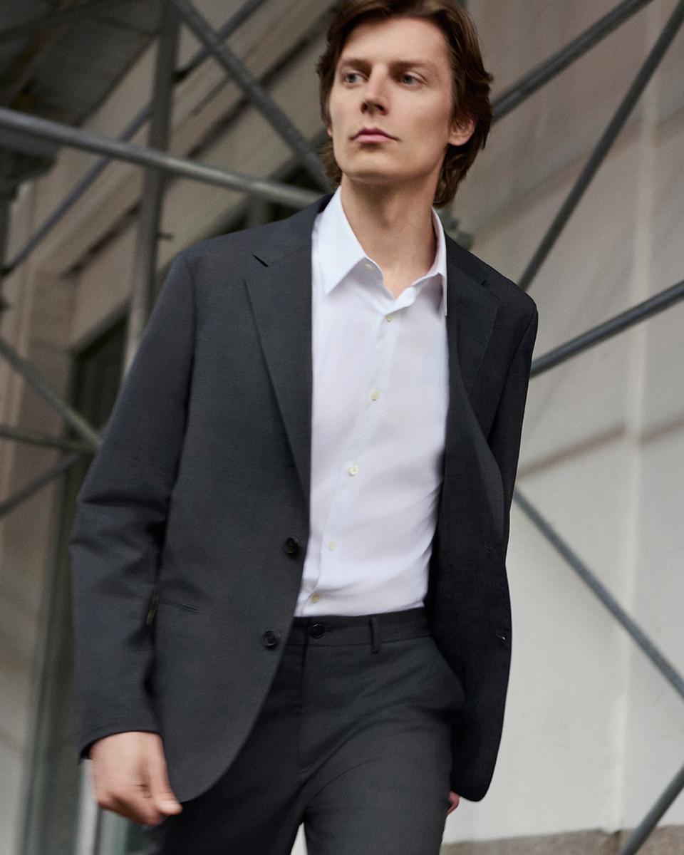 Clinton Blazer in Motion Wool