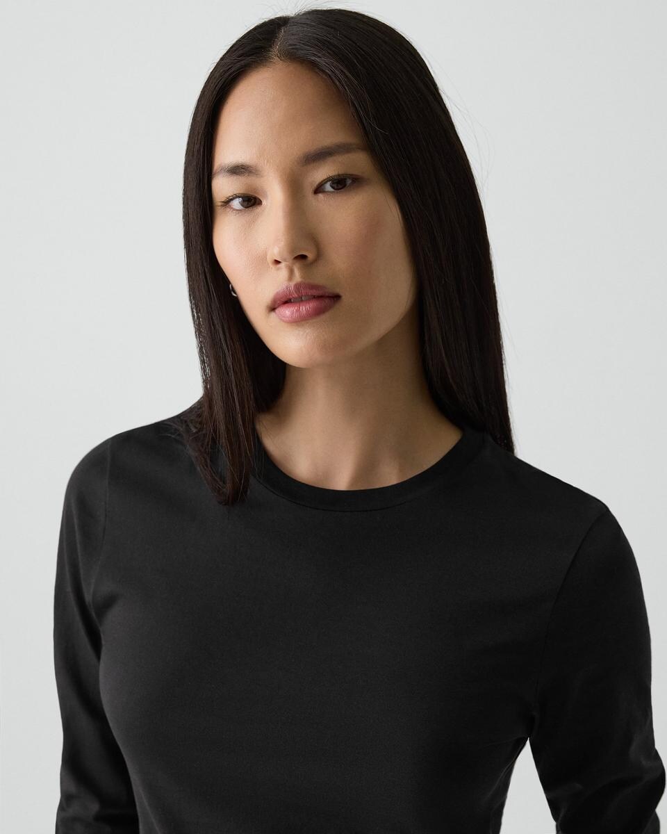 Tiny Long-Sleeve Tee in Organic Cotton