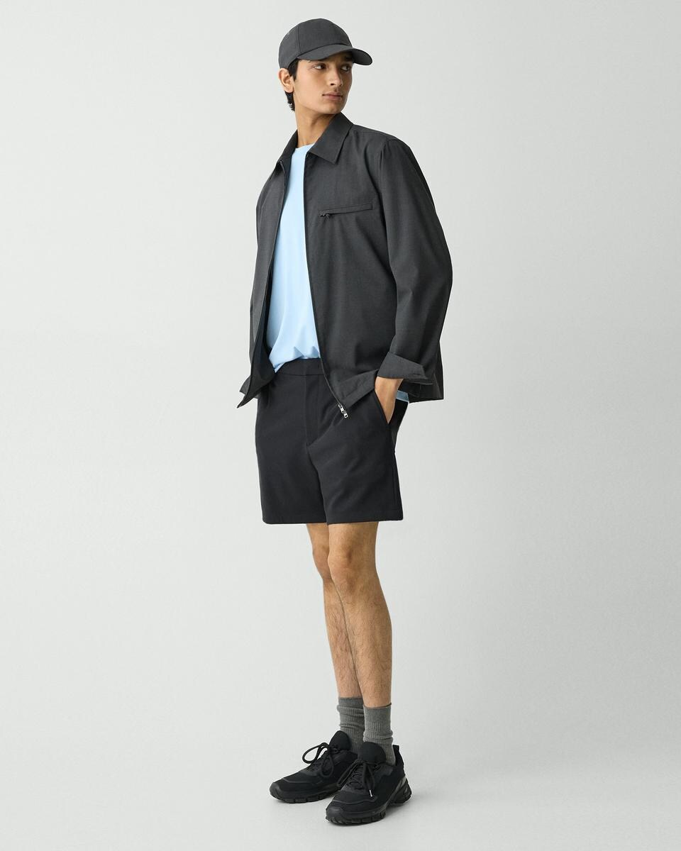 Curtis Drawstring Short in Precision Ponte