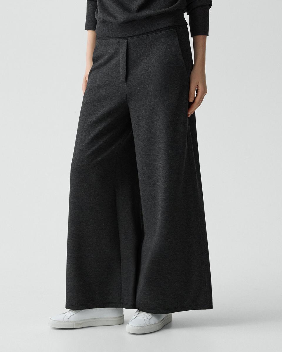 A-Line Pull-On Pant in Double Knit Jersey