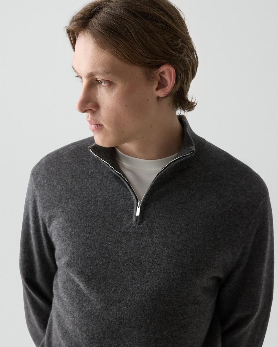 Hilles Quarter-Zip Sweater in Cashmere