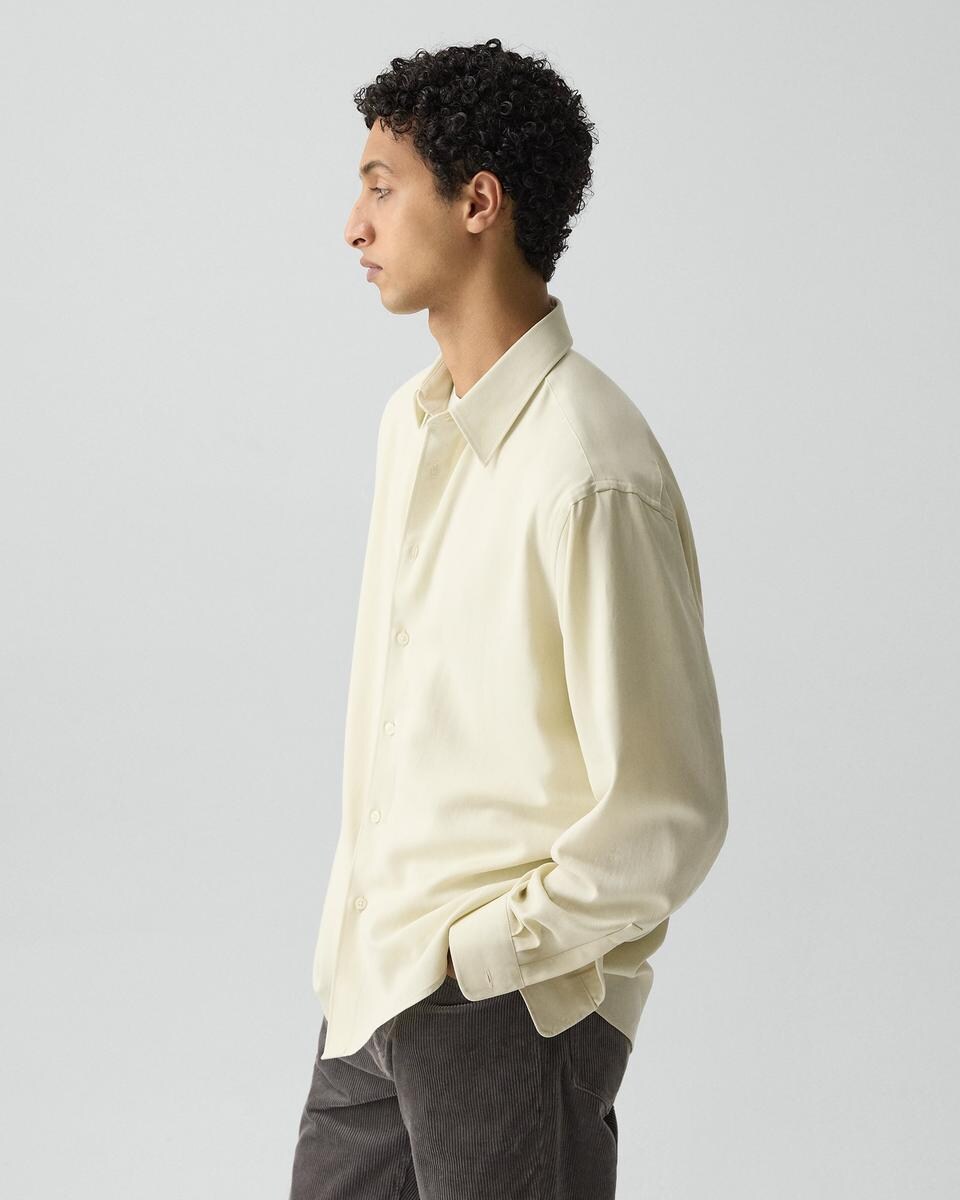 Relaxed Shirt in Leaf Twill