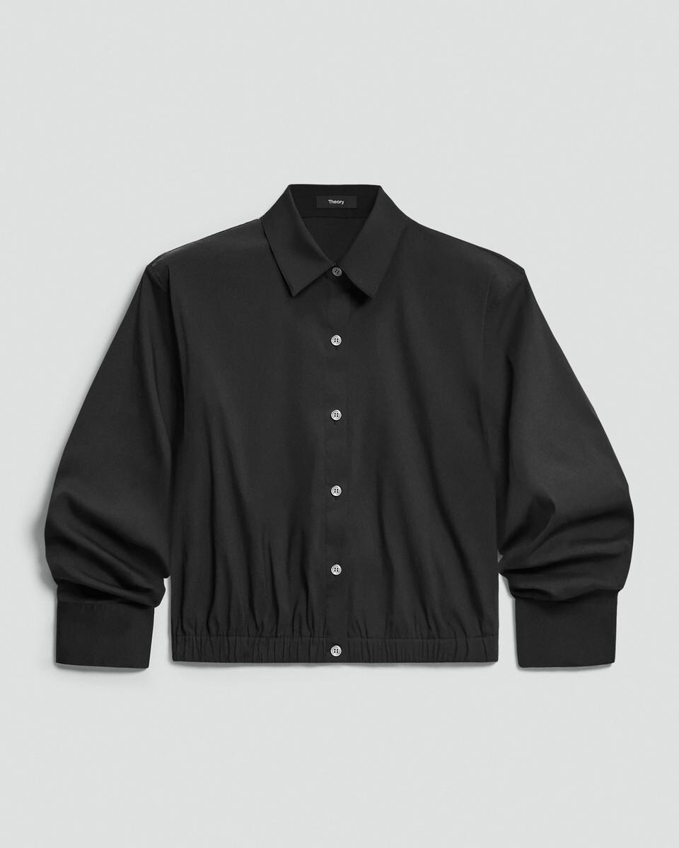 Cropped Shirt in Good Cotton