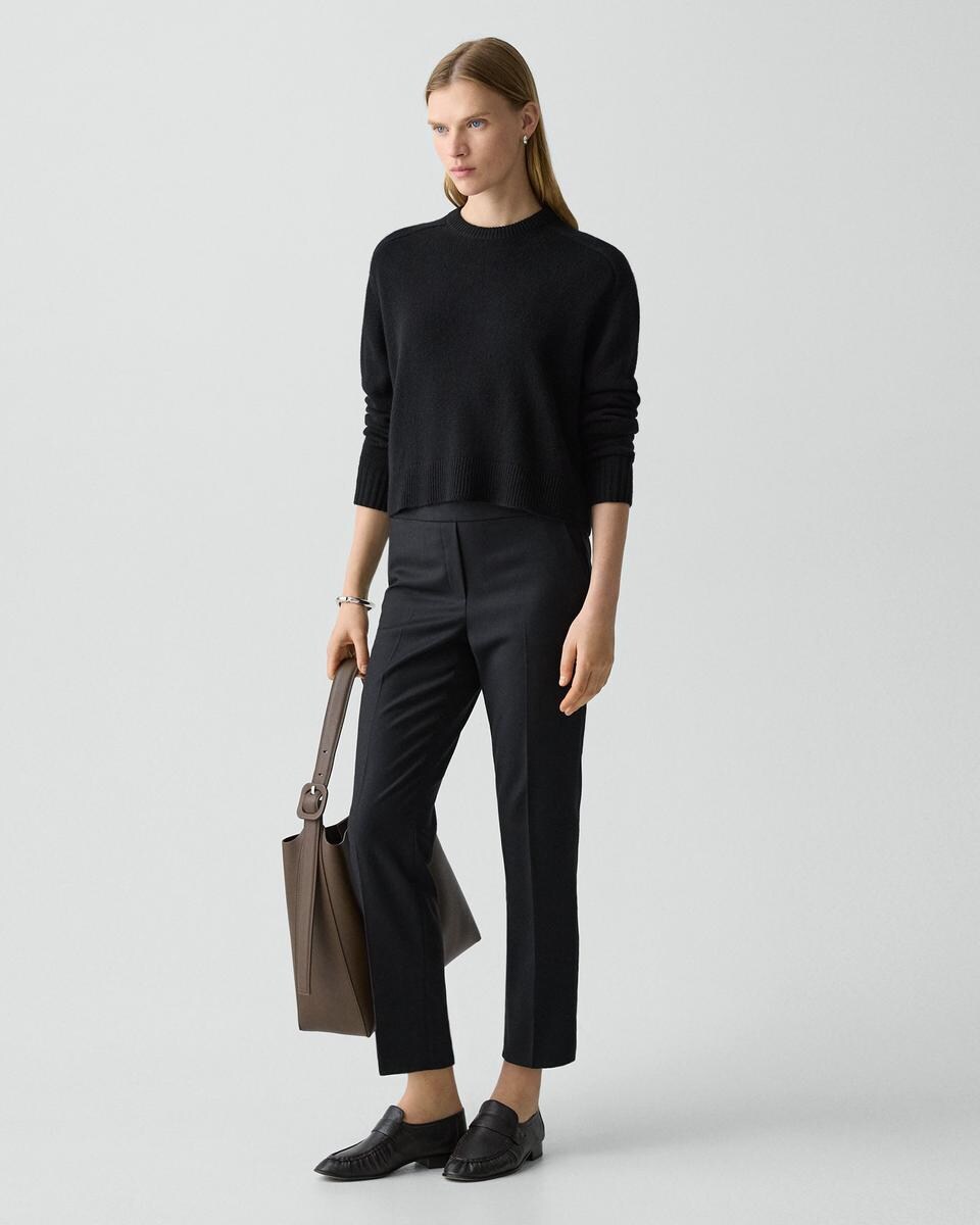 Treeca Pull-On Pant in Sleek Flannel