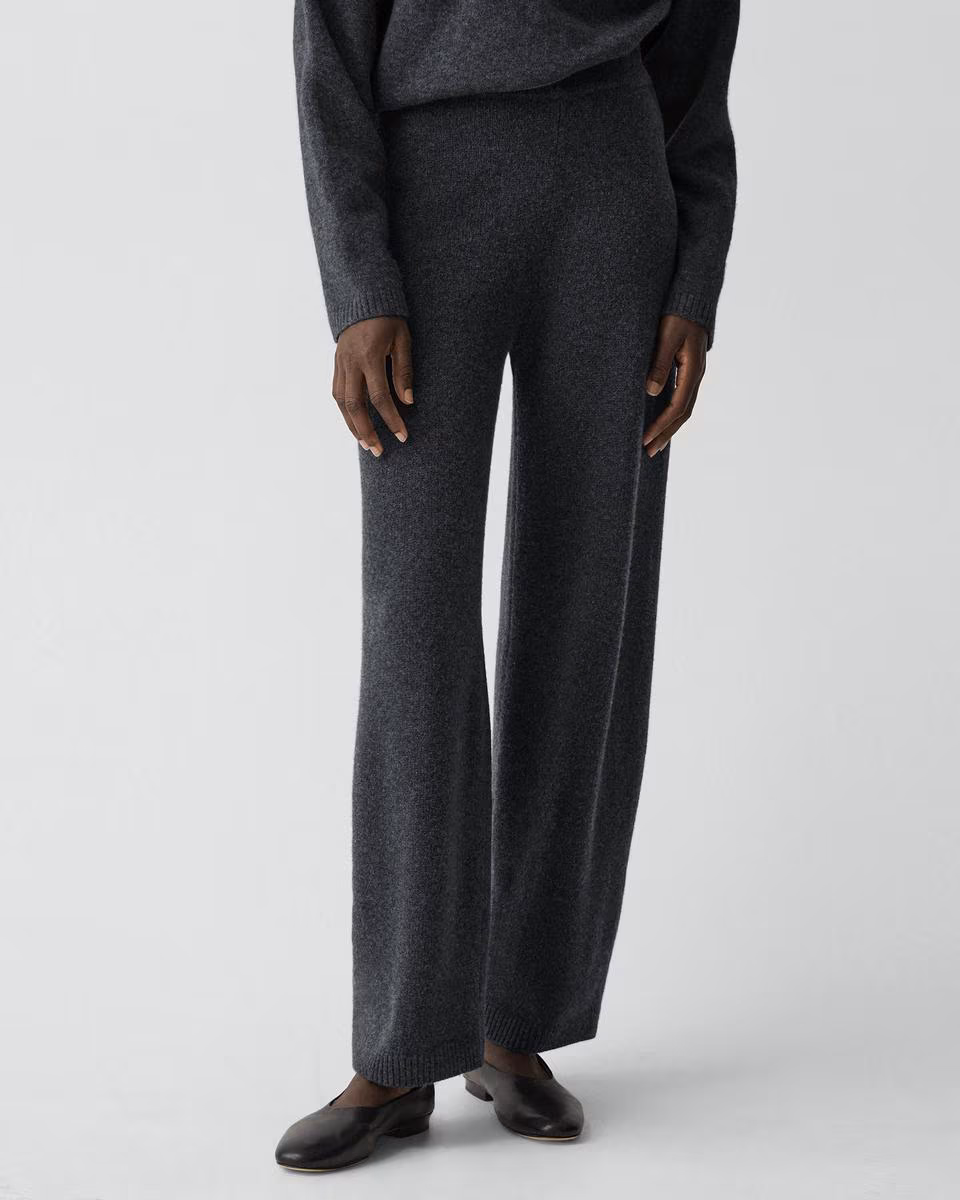 Pull-On Pant in Felted Wool Cashmere