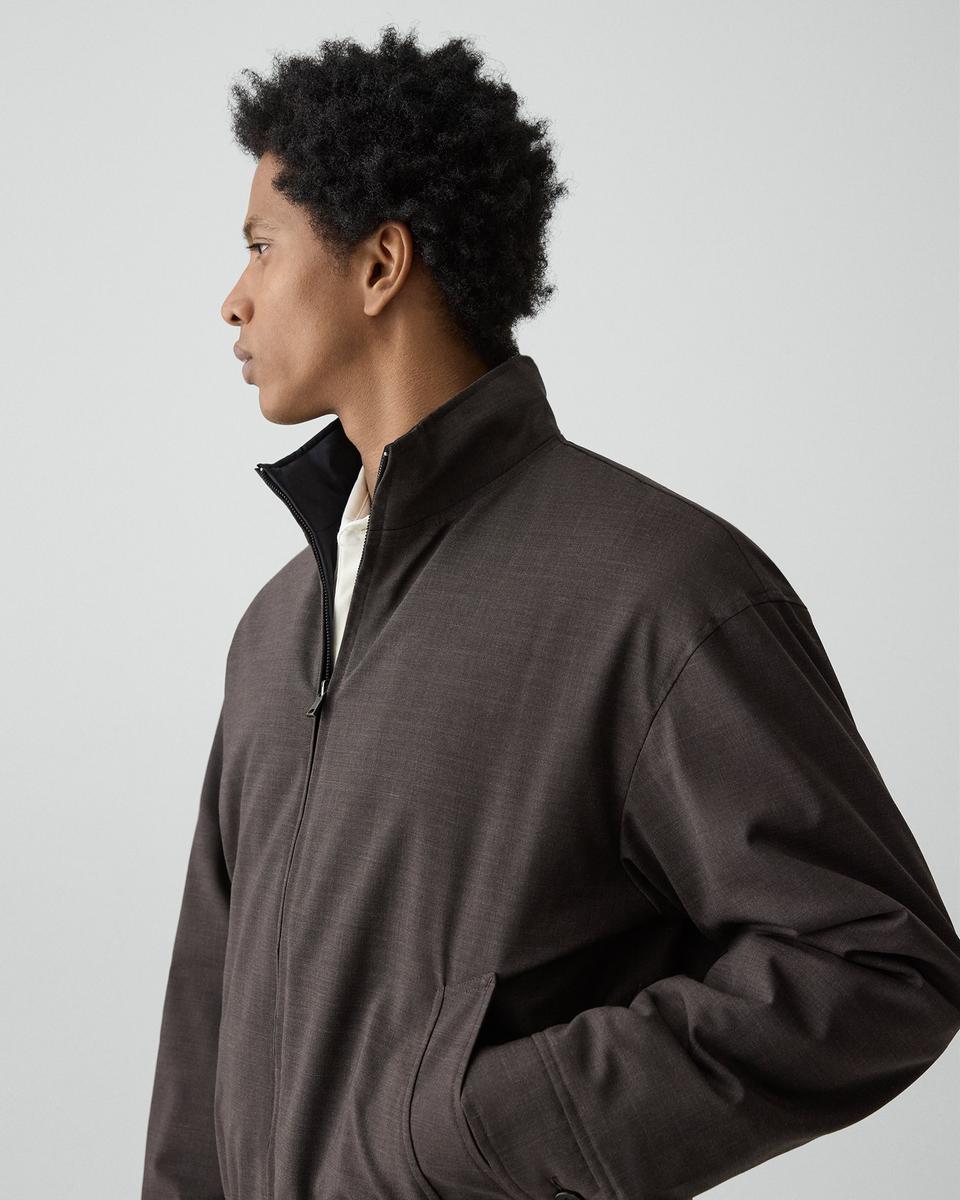 Reversible Jacket in Motion Wool