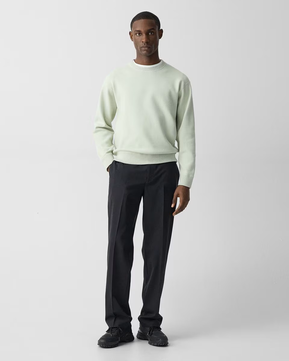 Straight-Leg Pant in Stretch Wool