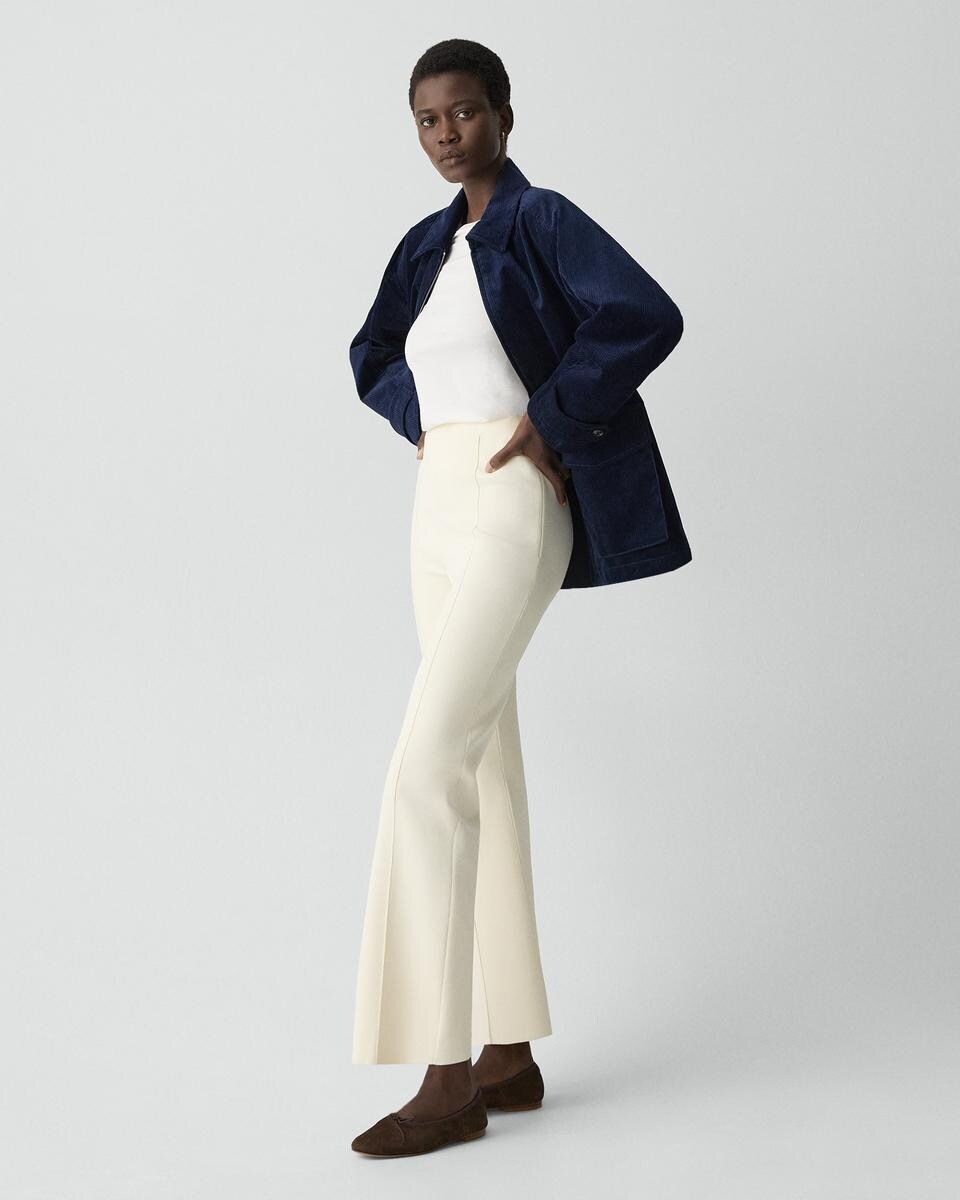 Kick Pant in Crepe Knit