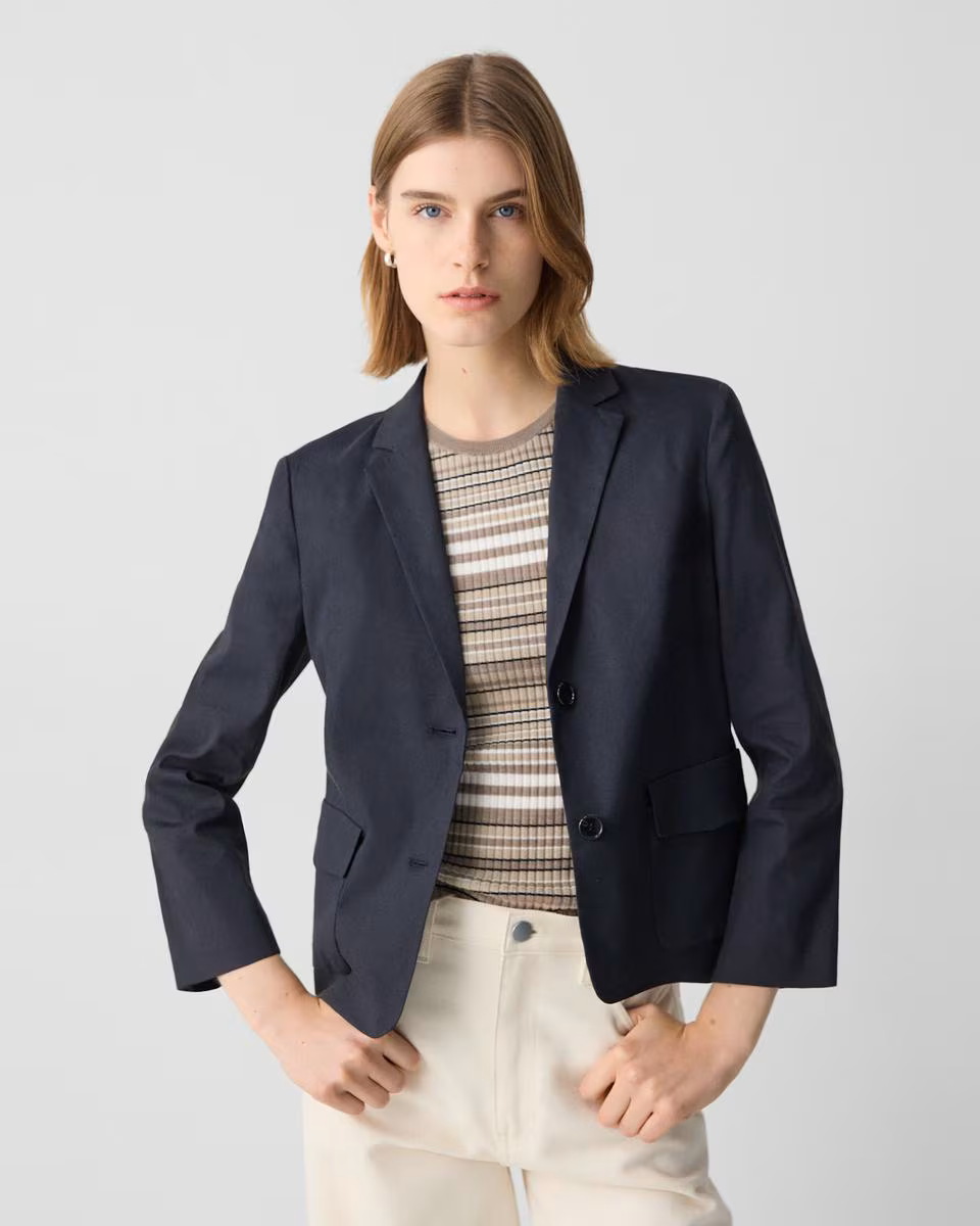 Shrunken Blazer in Good Linen