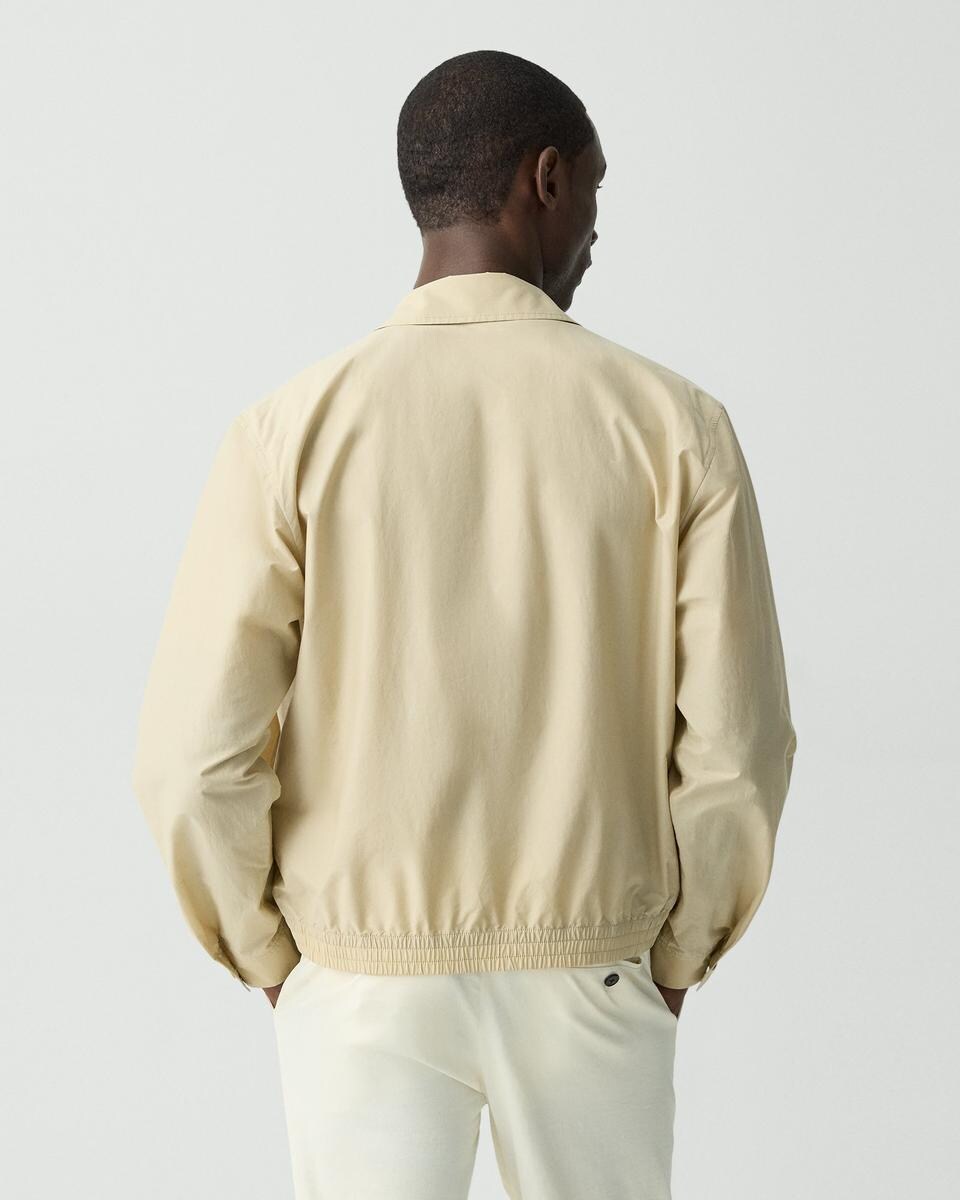 Blouson Zip Jacket in Cotton-Blend