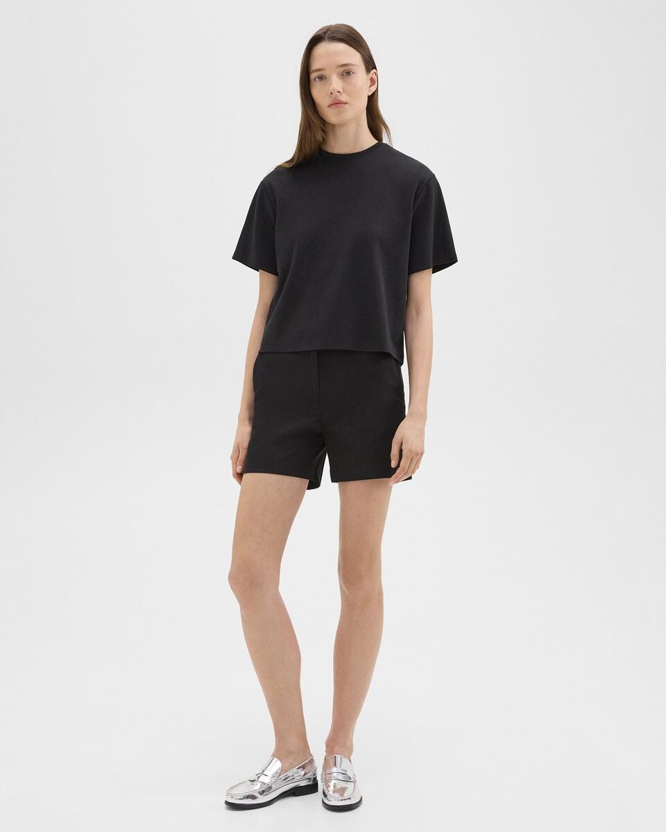 Waist Tab Short in Good Linen