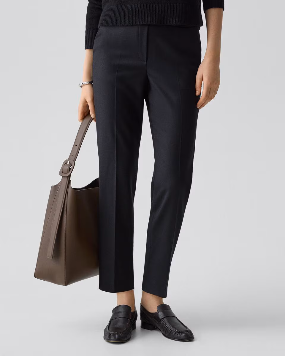 Treeca Pull-On Pant in Sleek Flannel