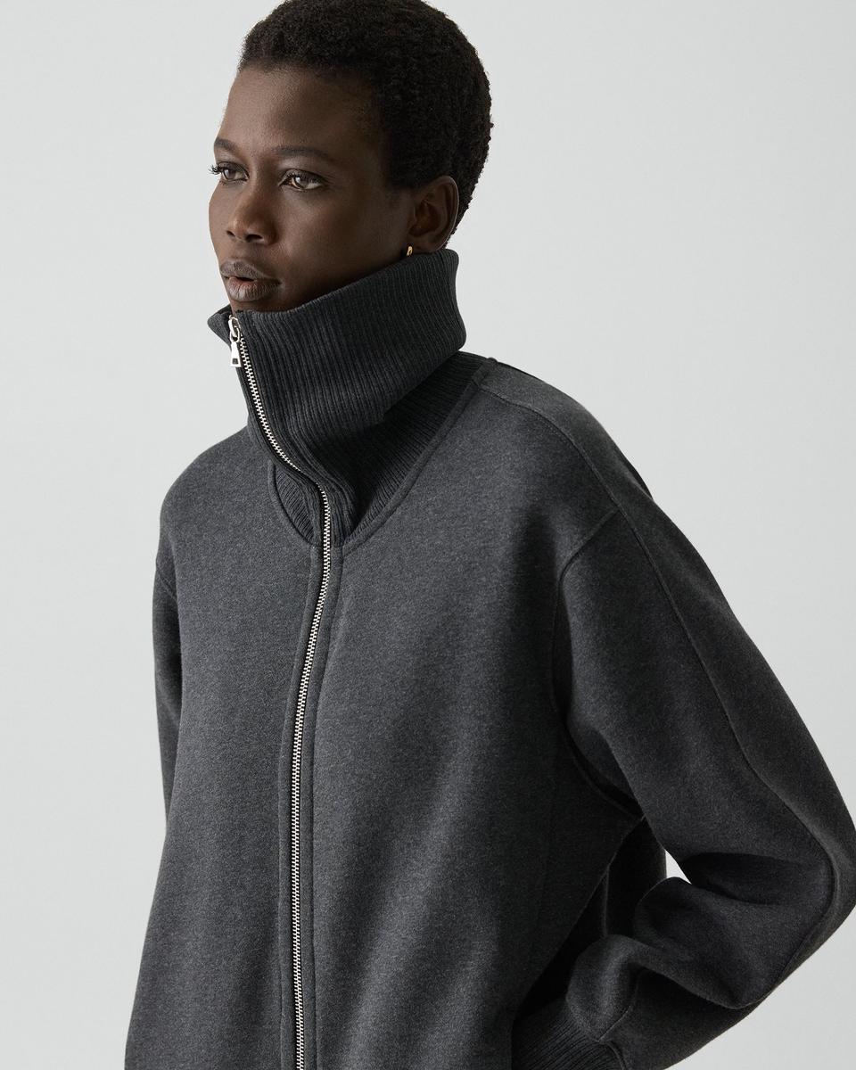 Zip Jacket in Lounge Terry
