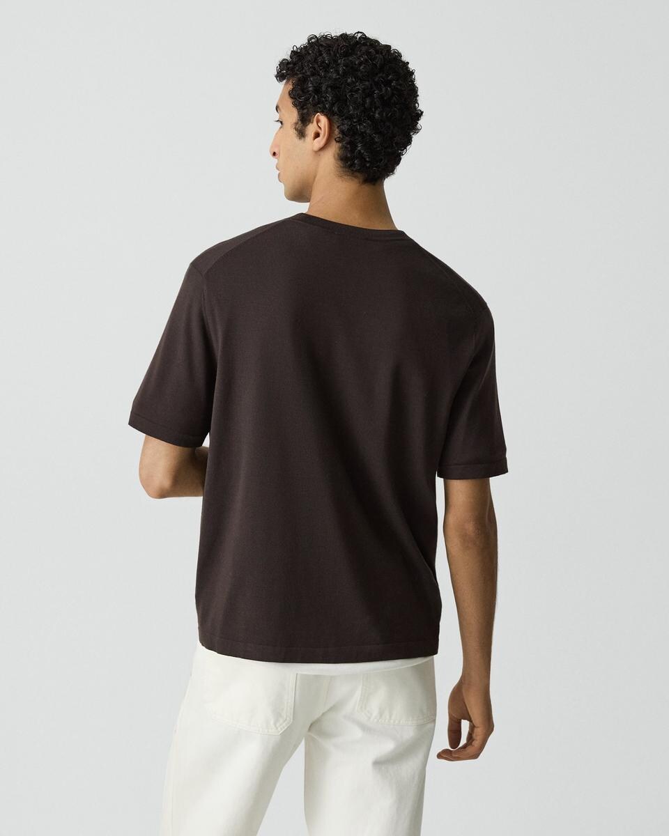 Relaxed Sweater Tee in Regal Wool