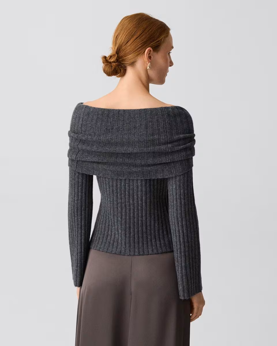 Bell Sleeve Sweater in Astor Wool