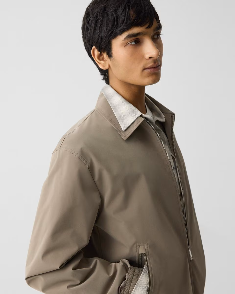 Blouson Zip Jacket in Foundation Twill