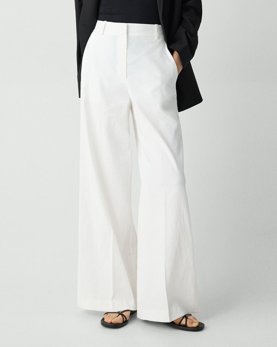 High-Waist Wide-Leg Pant in Good Linen
