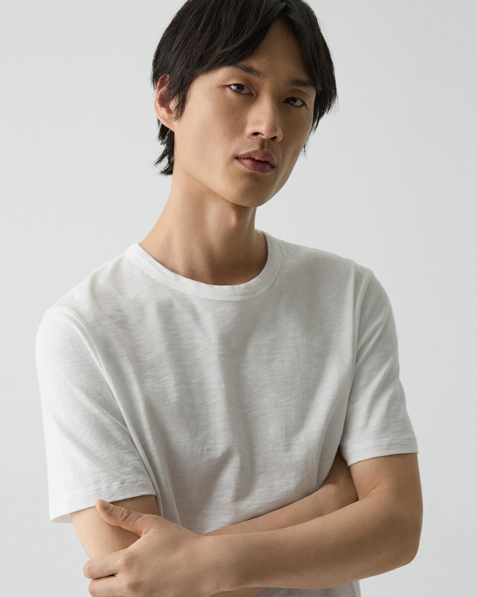 Essential Tee in Cosmos Slub Cotton