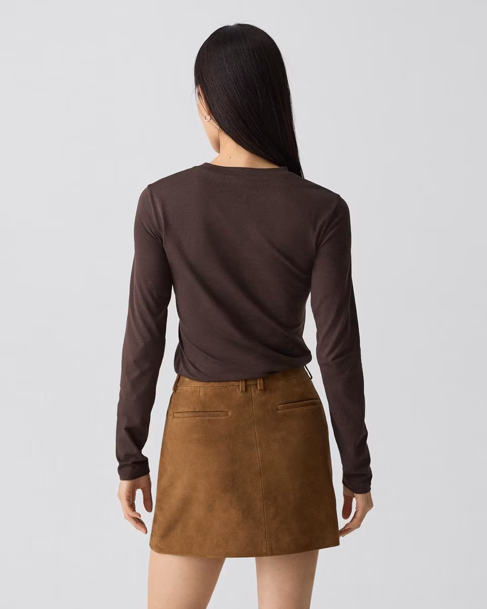 Tiny Long-Sleeve Tee in Organic Cotton